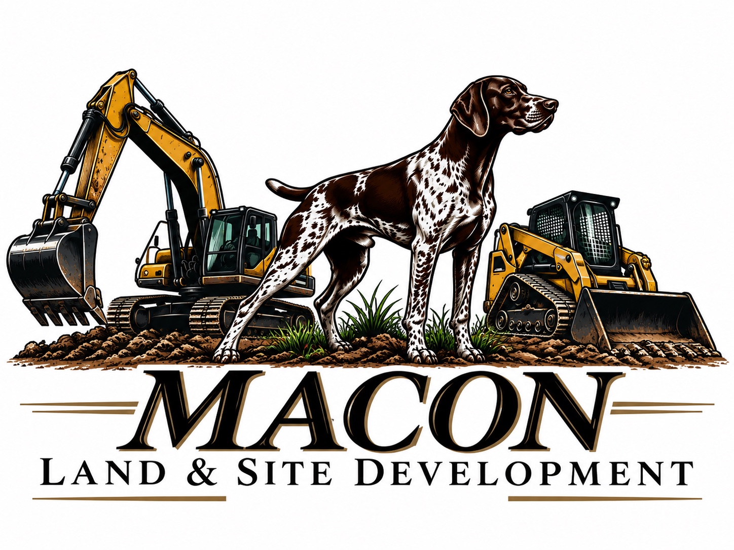 Macon Land and Site Development project photography: grading, excavation, clearing and construction site preparation