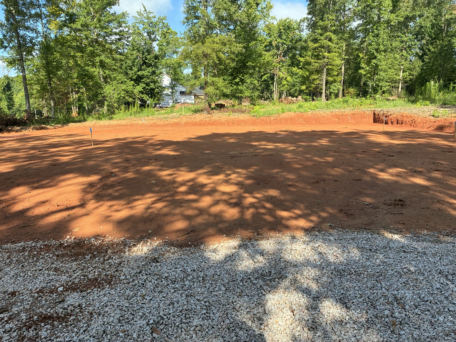 Macon Land and Site Development project photography: grading, excavation, clearing and construction site preparation