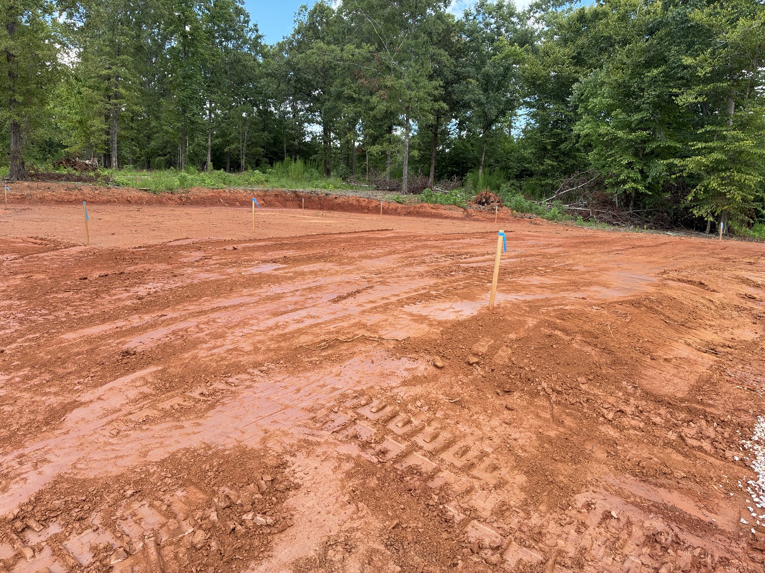 Macon Land and Site Development project photography: grading, excavation, clearing and construction site preparation