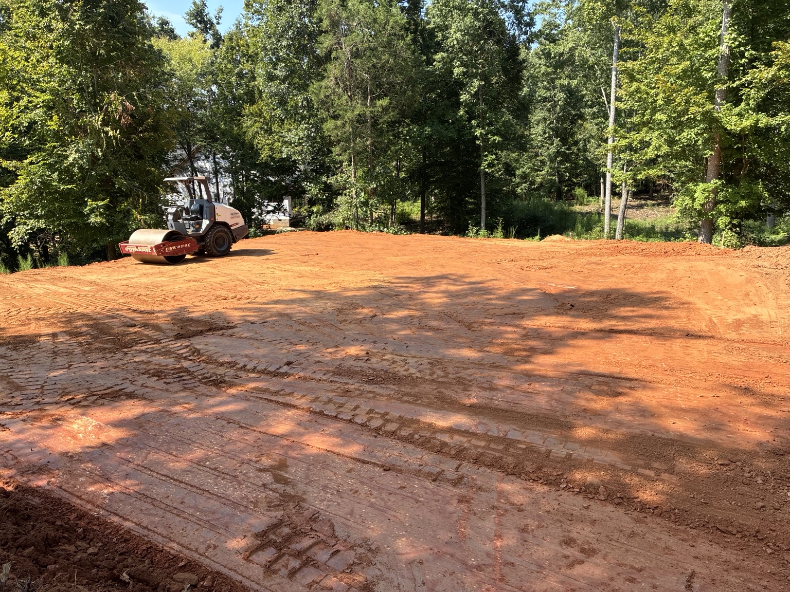 Macon Land and Site Development project photography: grading, excavation, clearing and construction site preparation