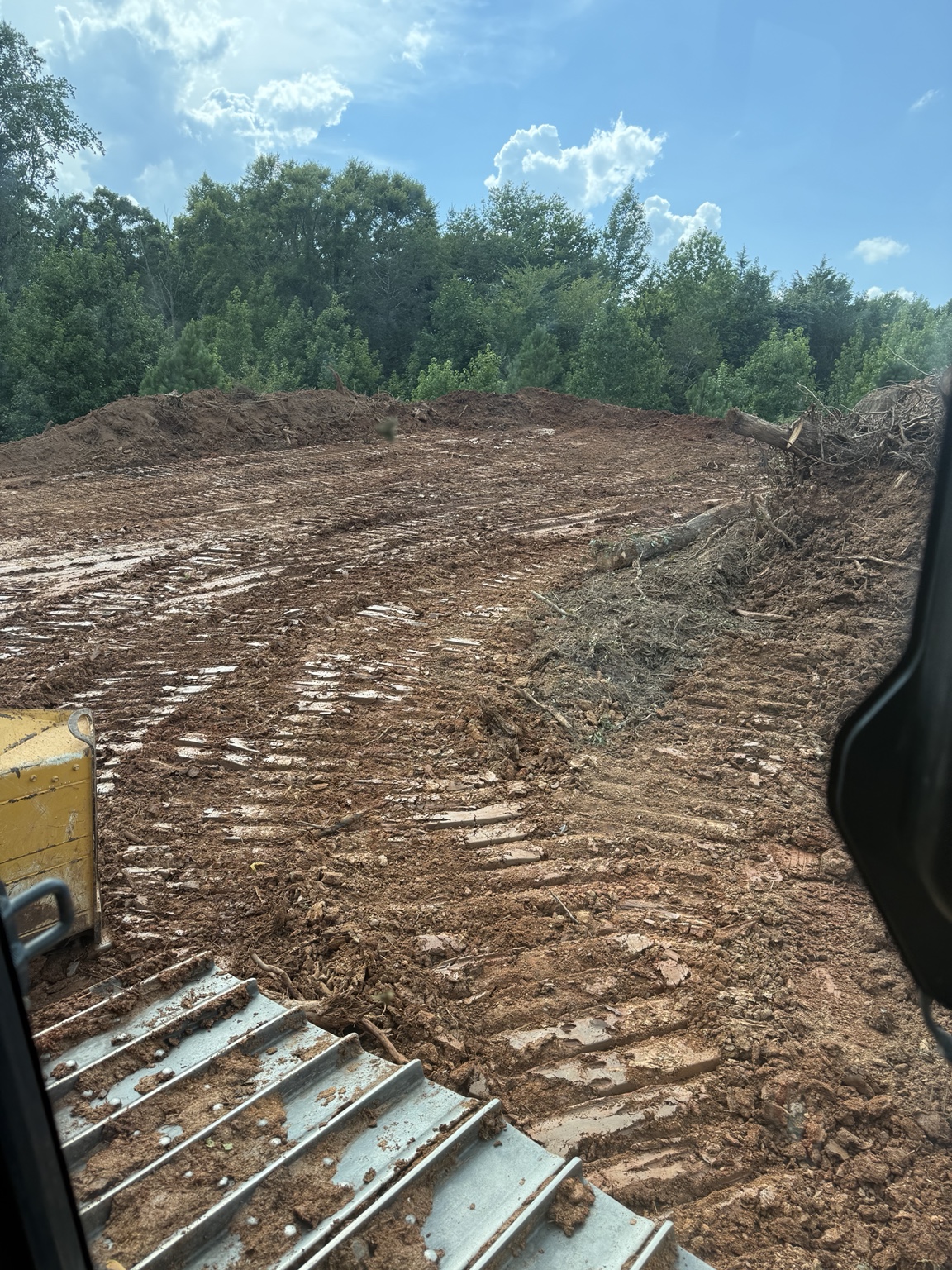 Macon Land and Site Development project photography: grading, excavation, clearing and construction site preparation